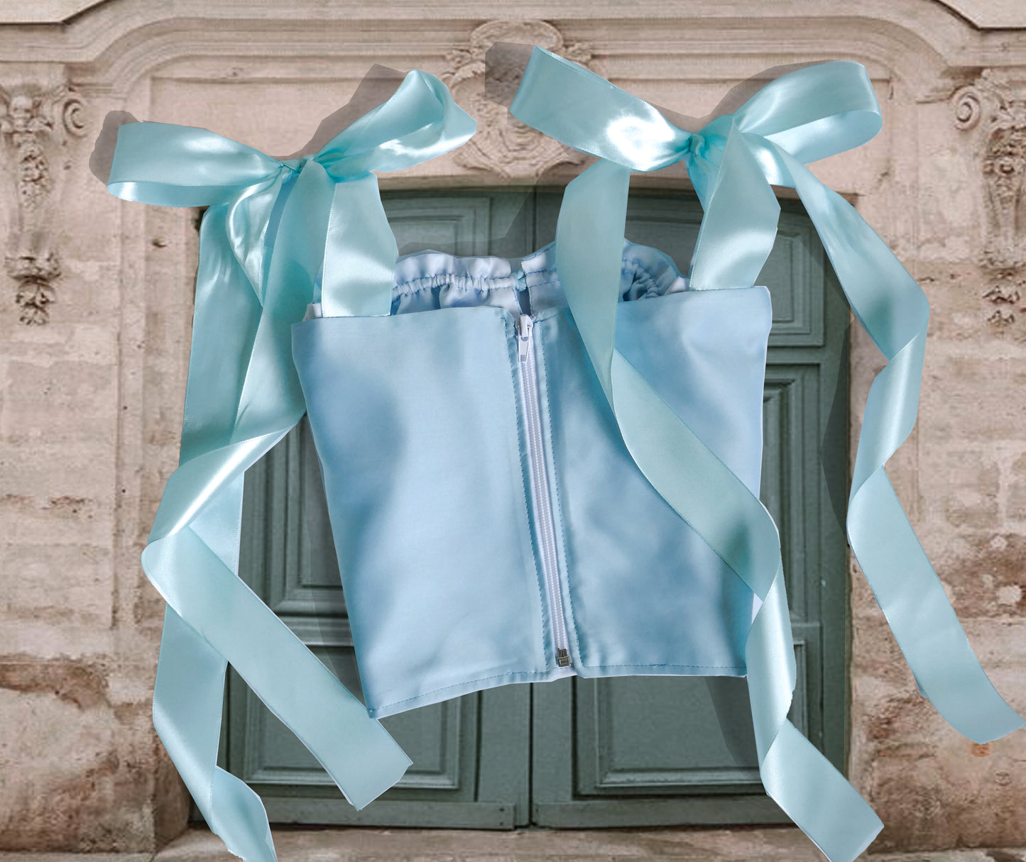 Periwinkle Ruched Top