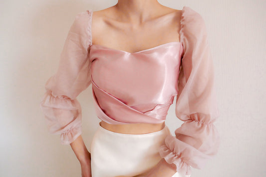 Hollis Top in Pastel Pink