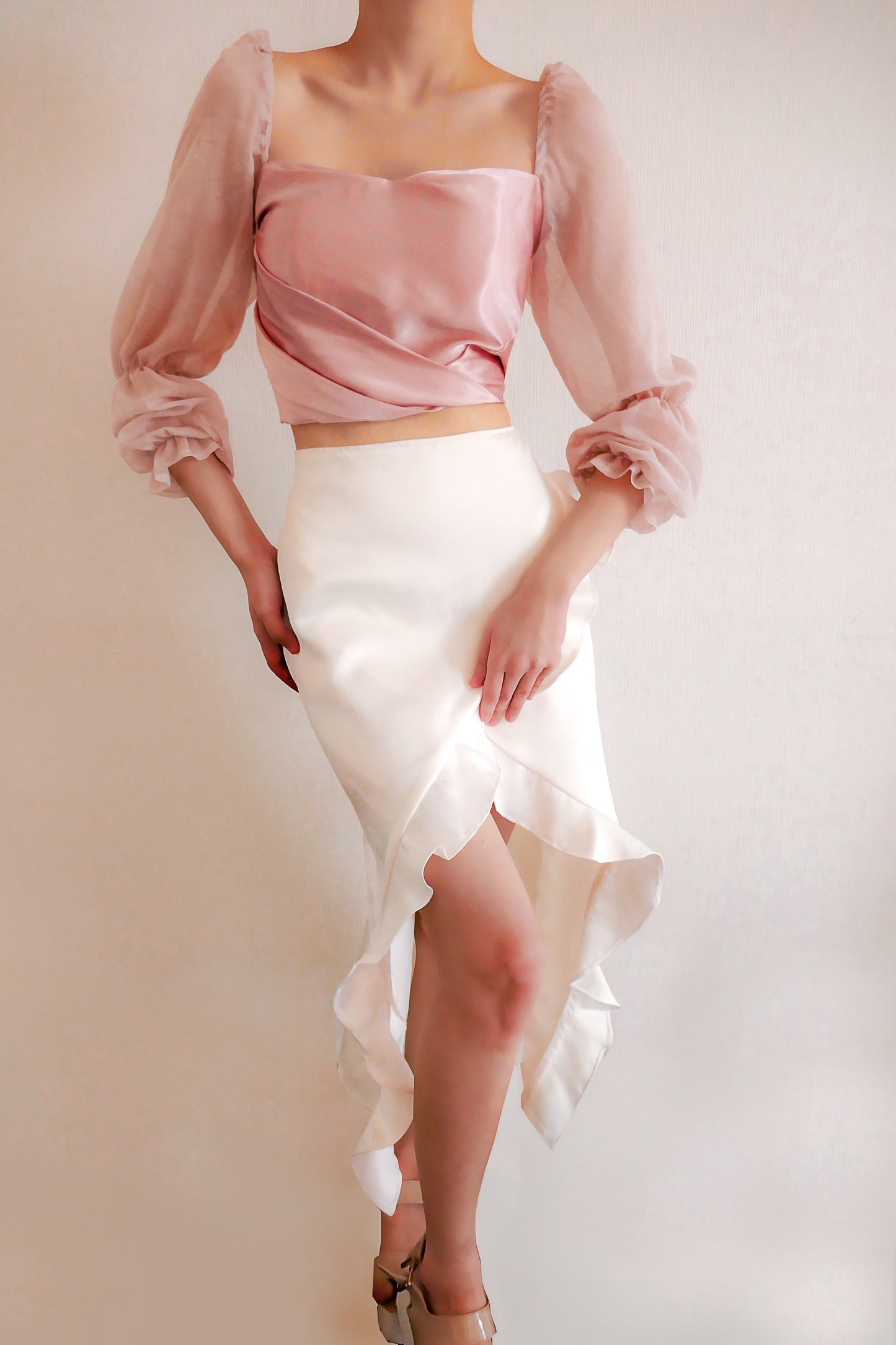 Hollis Top in Pastel Pink