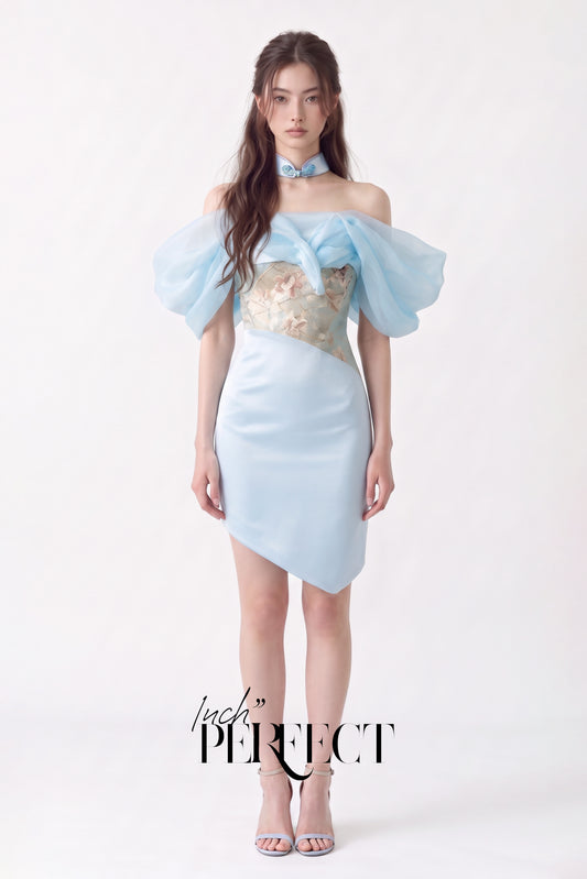Weizu Blue Cheongsam