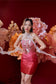 Koilie Ombre Shimmer Cheongsam (Fuchsia)