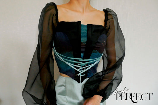Zay Fan Laced Corset