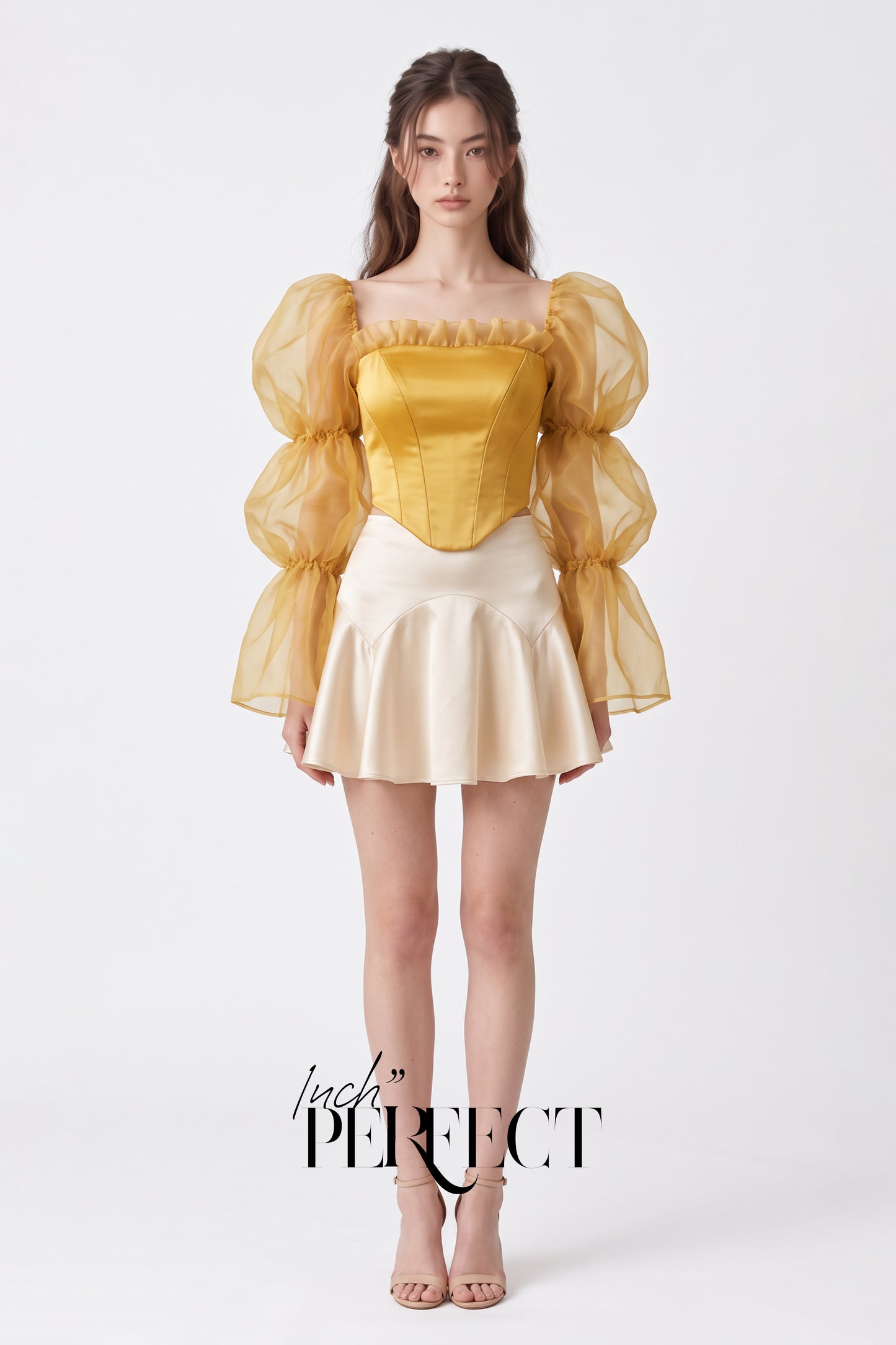 Belle Corset in Yellow (Top Only)