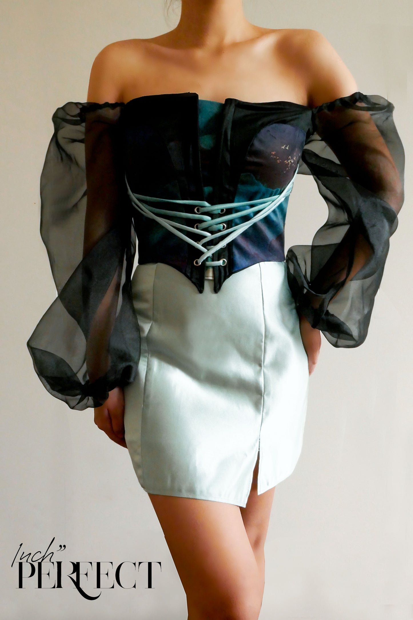 Zay Fan Laced Corset
