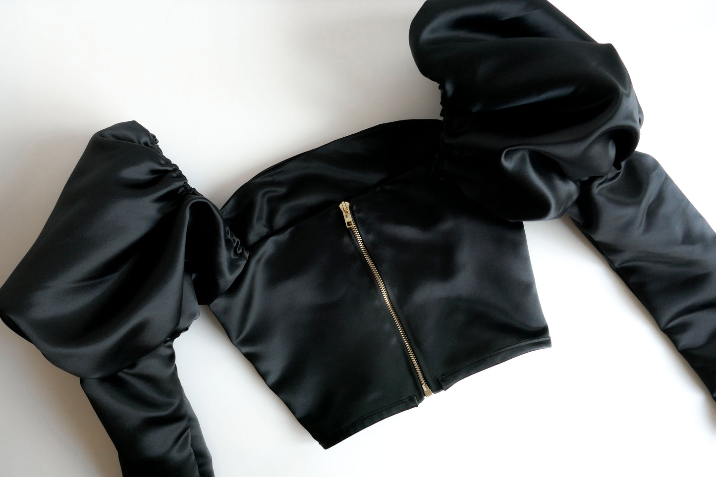 Galadriel Puff Sleeve Corset Black